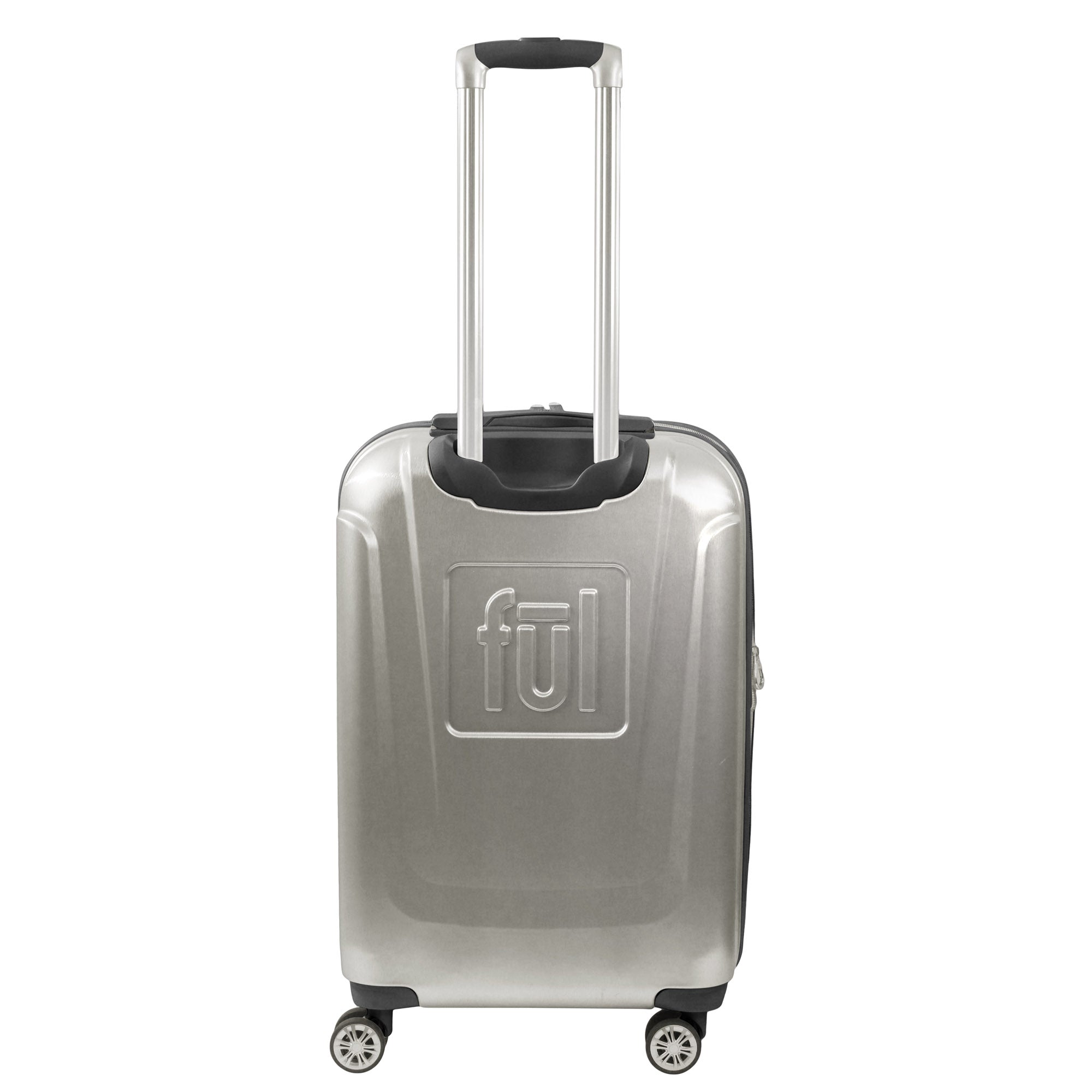 Mickey Mouse Rolling Luggage FŪL Disney Luggage 26" Silver