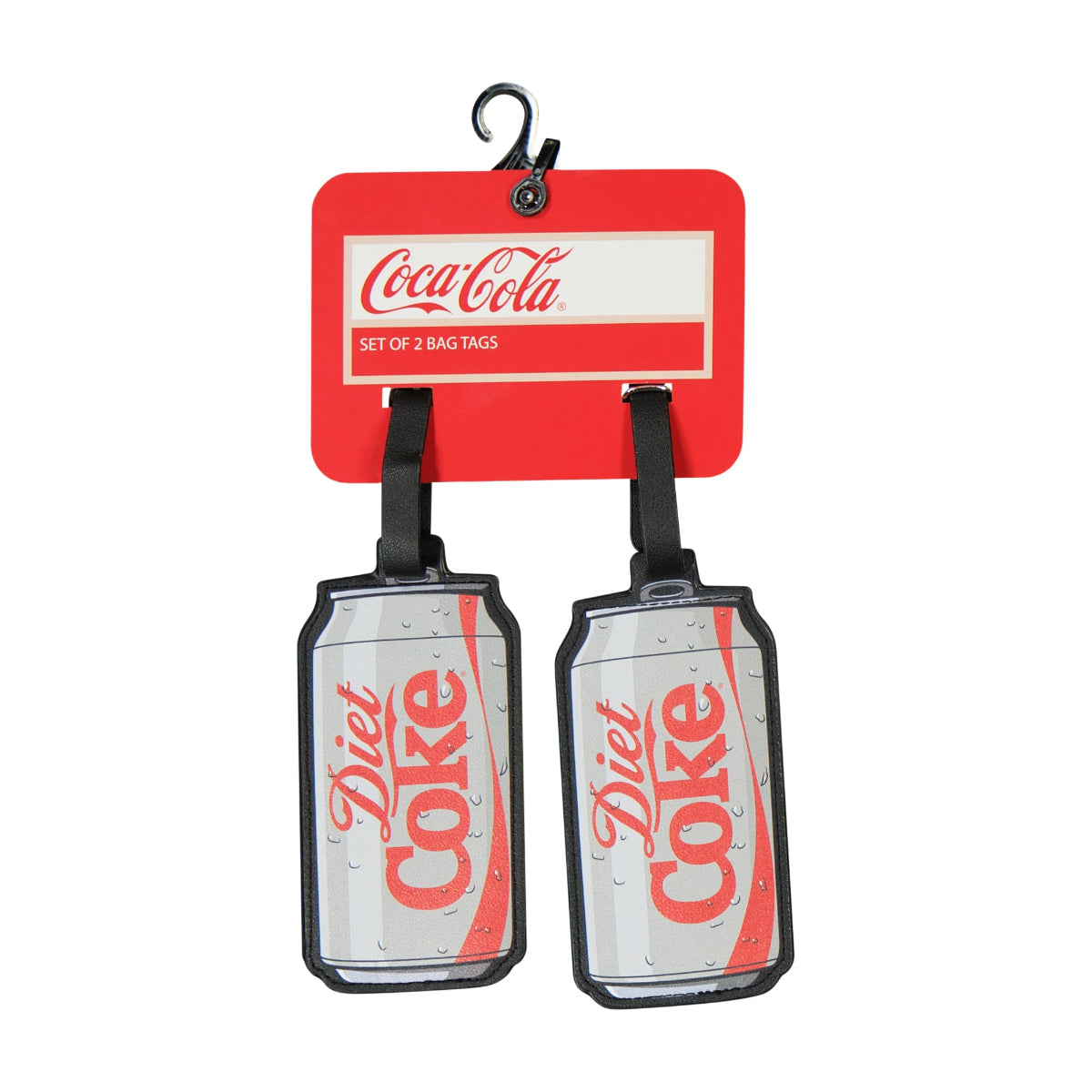 Diet Coke Bottle Can 2-Piece Silver Luggage Set