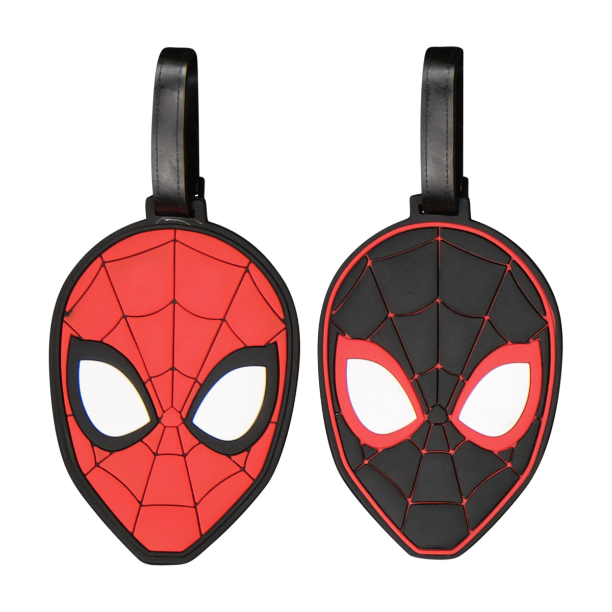 Spider-Man & Miles Morales 2-Piece Red and Black Luggage Tag Set