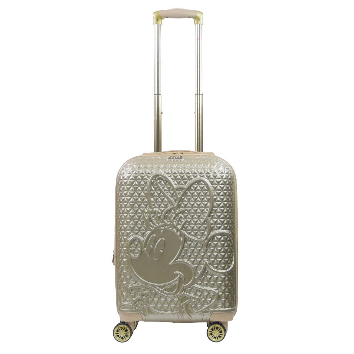 Taupe Ful Disney Minnie Mouse 22.5" hardside spinner suitcase - best carry-on luggage for traveling
