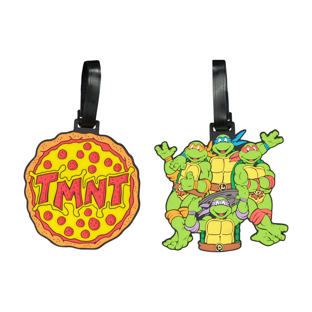 Teenage Mutant Ninja Turtles 2-Piece Black Luggage Tag Set