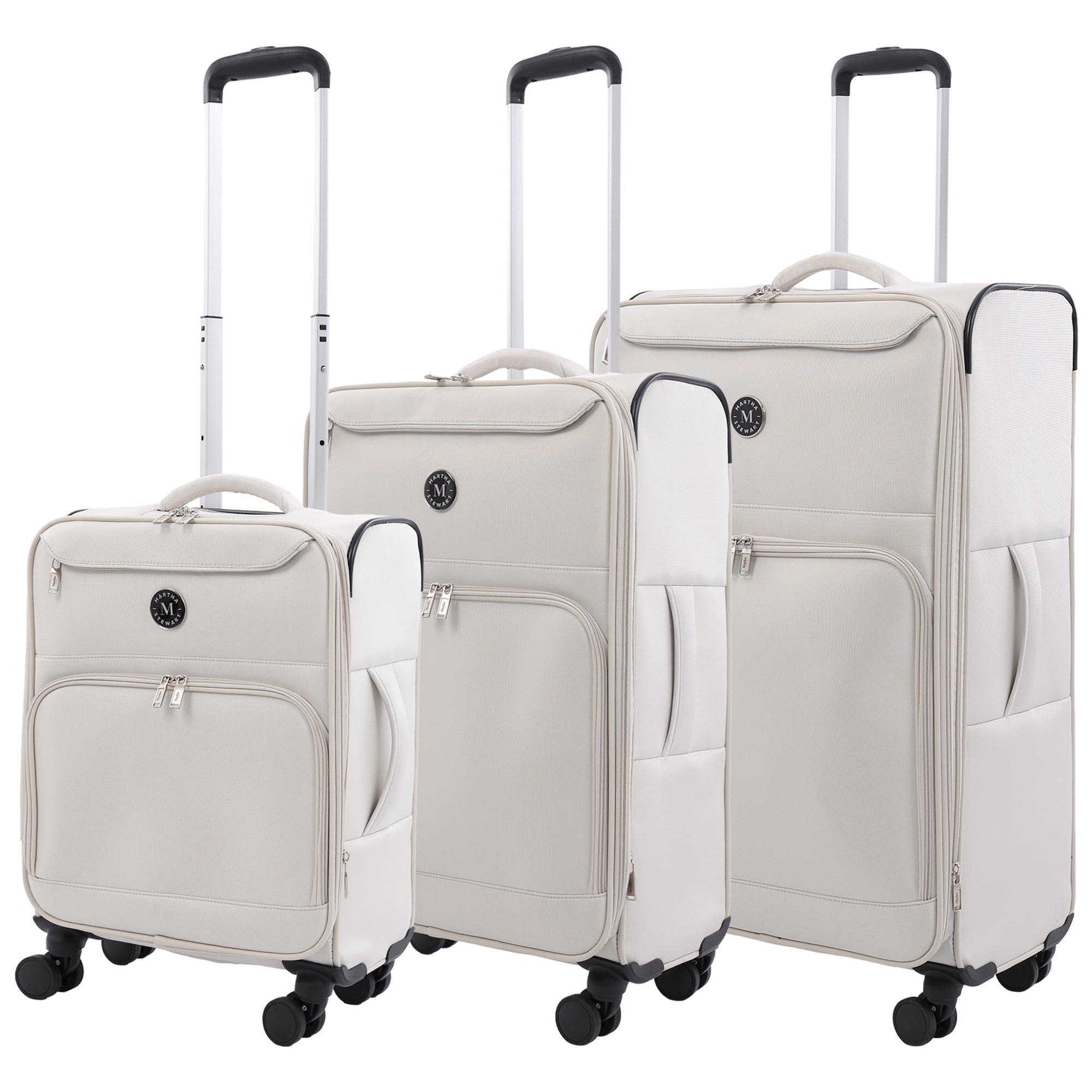 Martha Stewart 3-Piece Softside Luggage Set