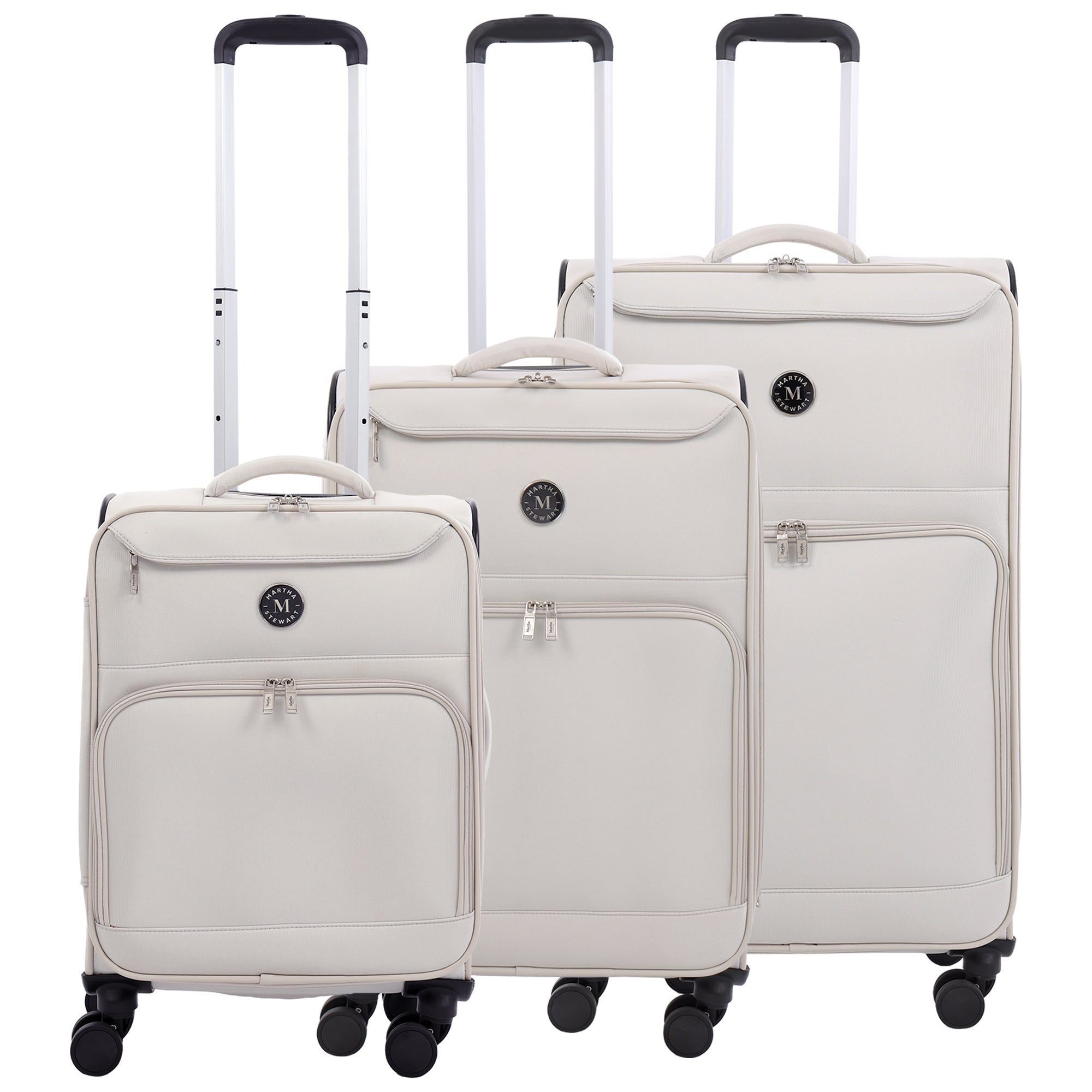 Martha Stewart 3-Piece Softside Luggage Set