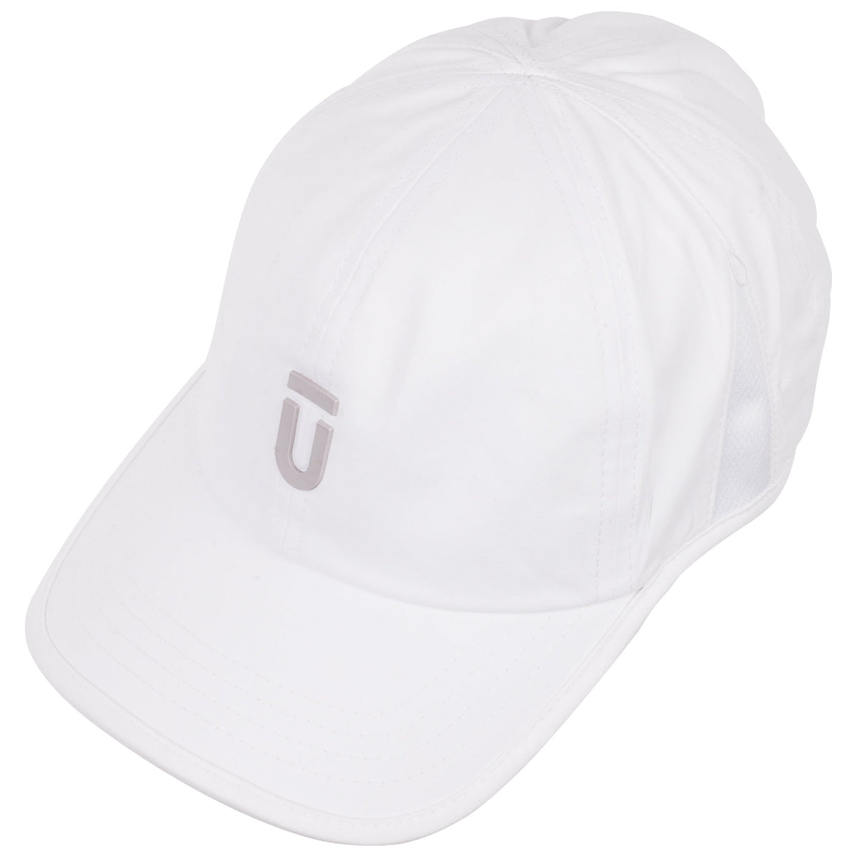 Ful All White Performance Cap with Ful logo, adjustable bungee strap and breathable mesh panels