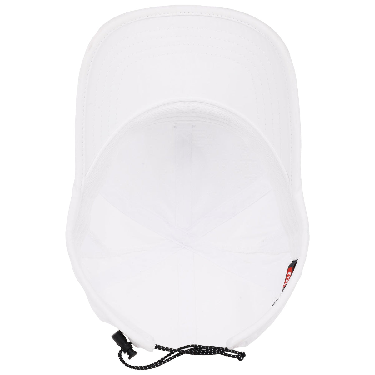 Ful All White Performance Cap with Ful logo, adjustable bungee strap and breathable mesh panels