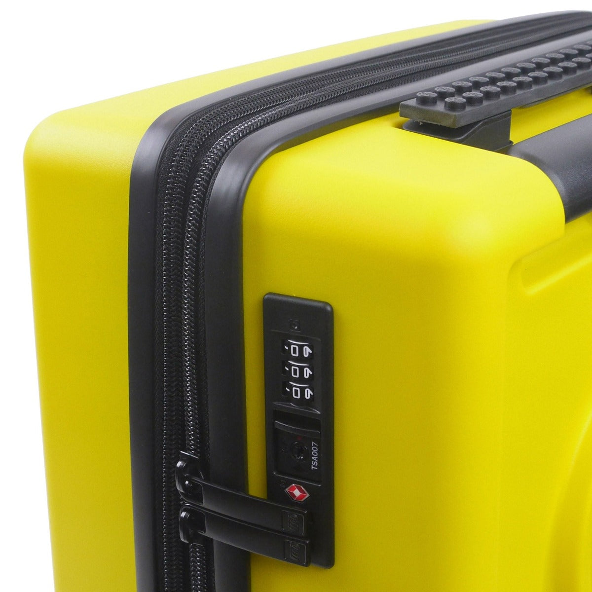 Yellow Lego Signature Brick Trolley 22-inch luggage - best carry-on hard-sided spinner suitcase