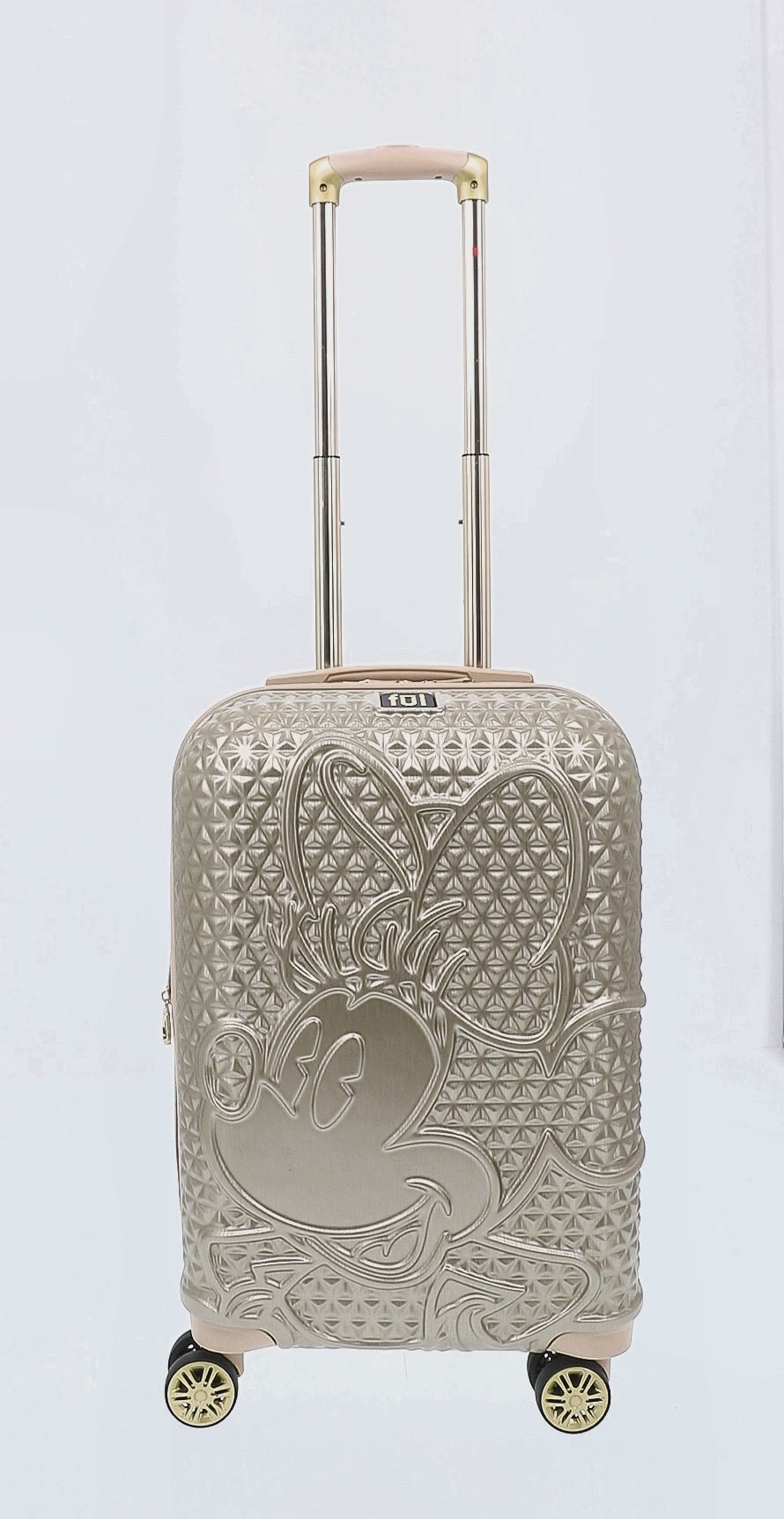 Taupe Ful Disney Minnie Mouse 22.5" hardside spinner luggage - best hardshell suitcase for travel