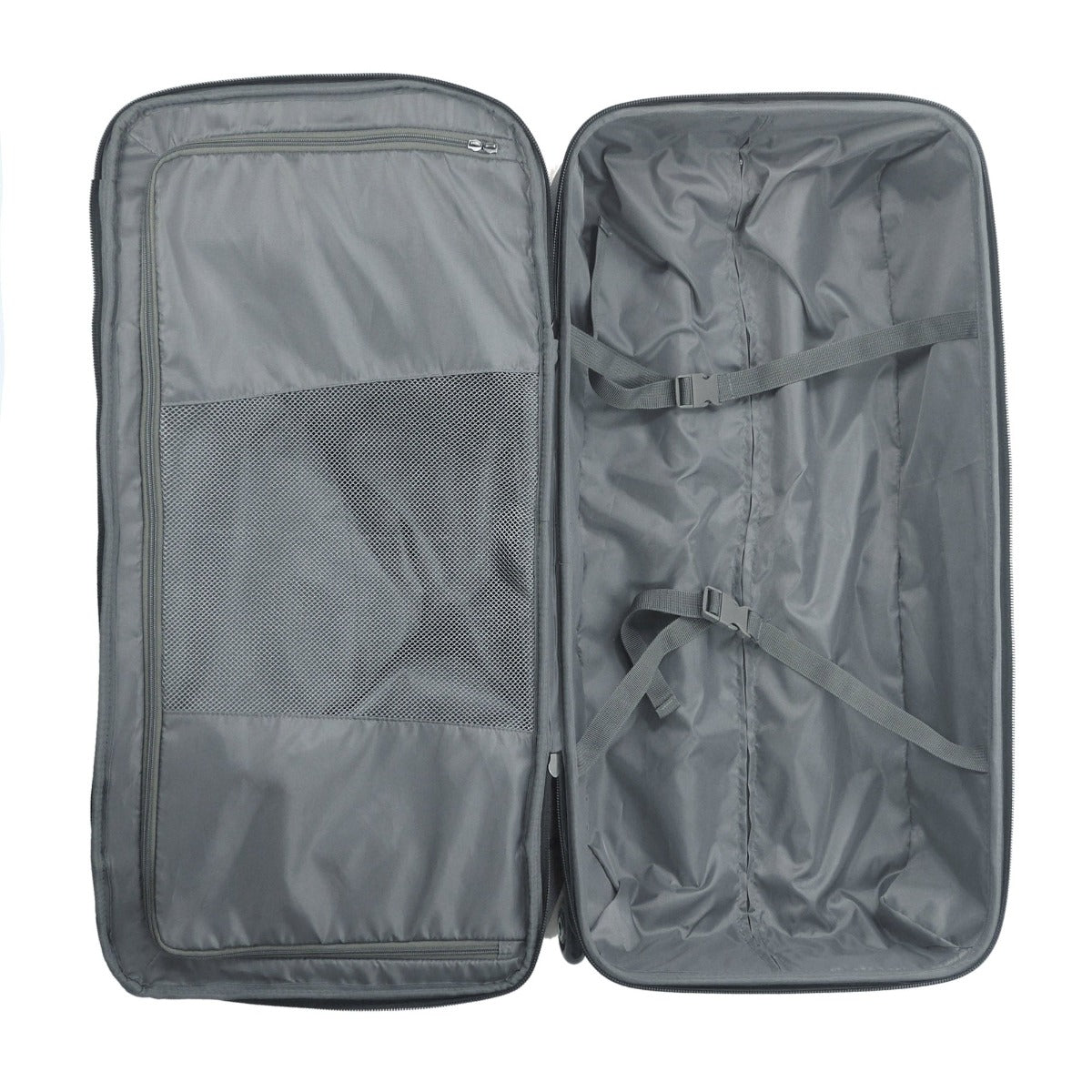 Workhorse 30" Split Level Grey FŪL Rolling Duffel Bag inside duffle