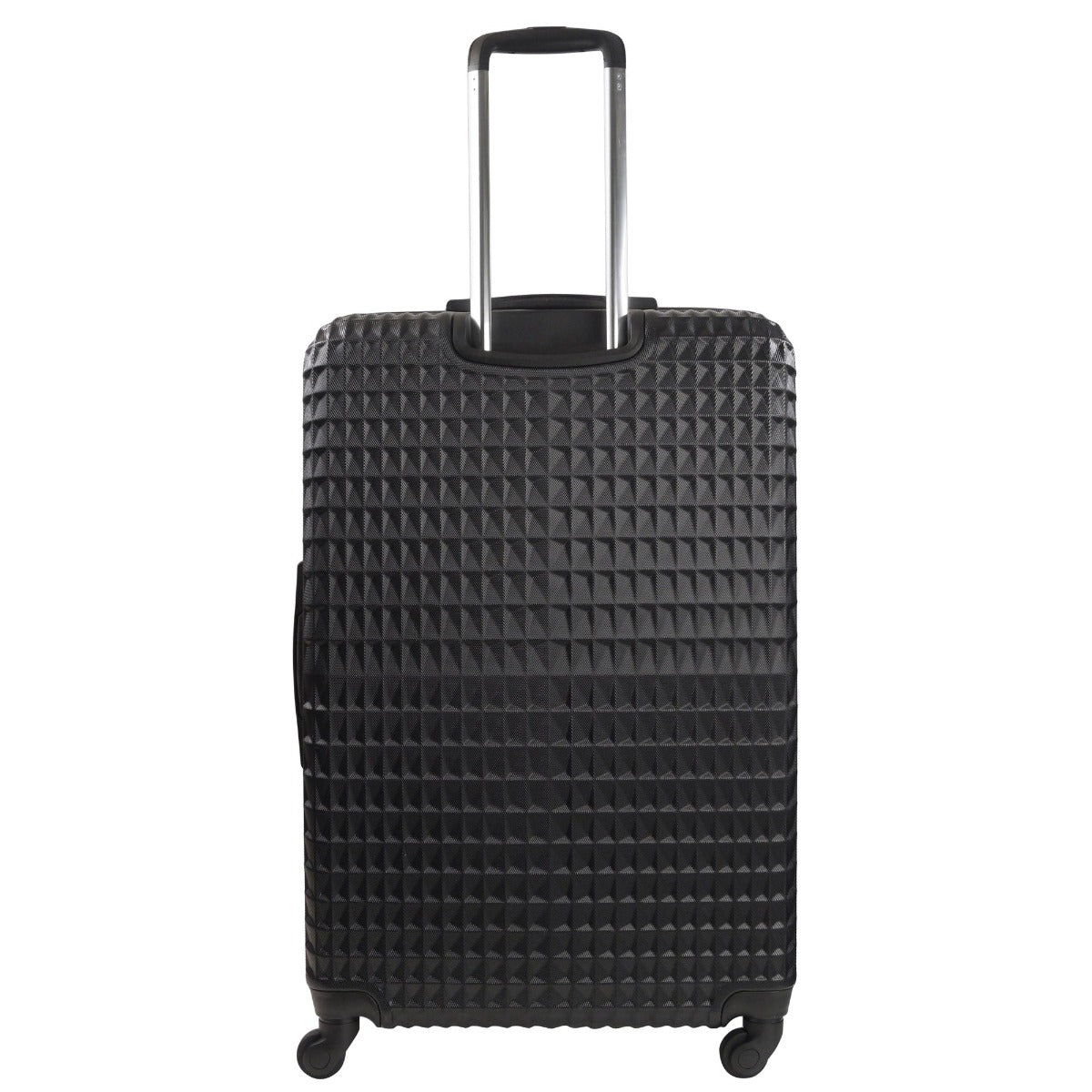Ful Geo 31 inch hard sided spinner suitcase luggage black large checked bag