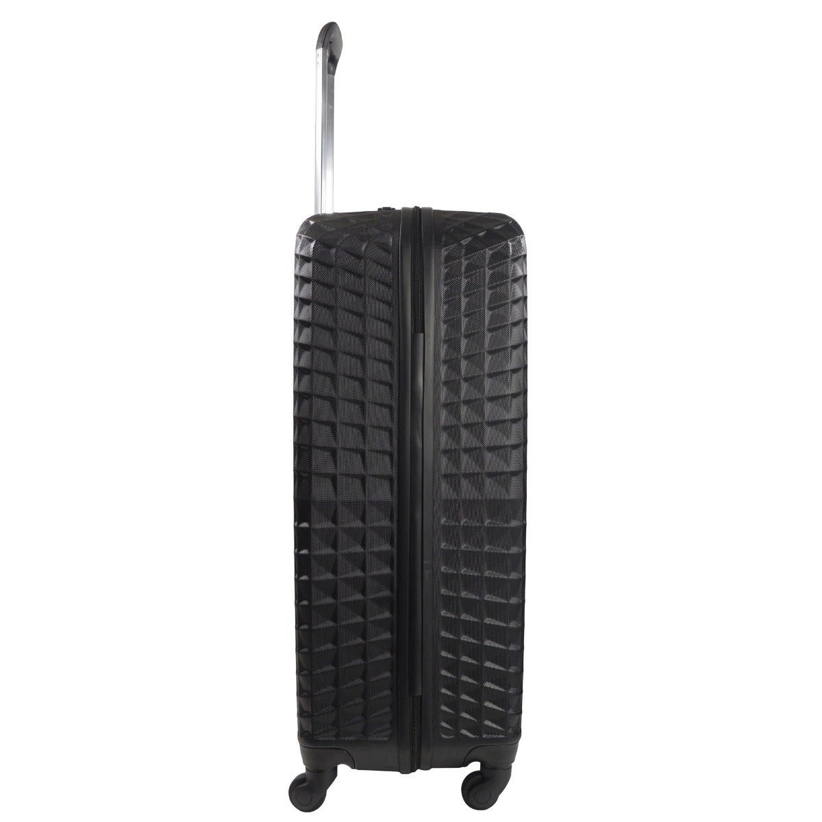 Ful Geo 31 inch hard sided spinner suitcase luggage black large checked bag