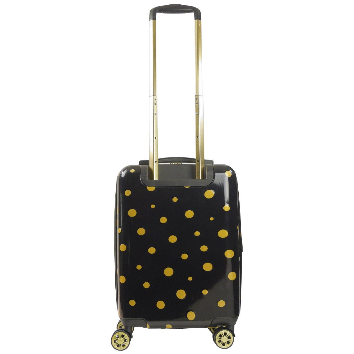 Ful Impulse Mixed Dots Hardside Spinner 22" Luggage carry-on black gold suitcase