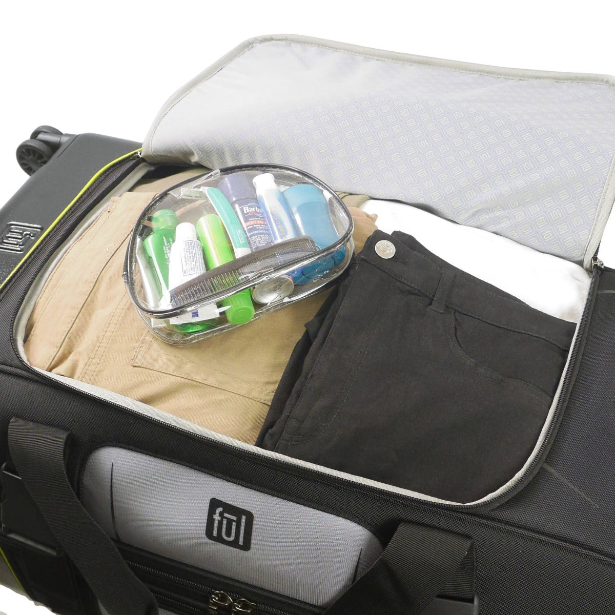 Escape Collection Pathfinder 32" Spinner 2 inch expansion Rolling Wheeled Duffle Black