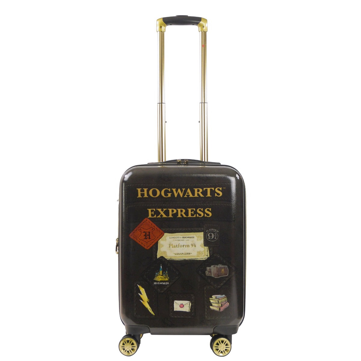 Harry Potter Hogwarts Express 21" Luggage Spinner Suitcase Hard sided Set Black