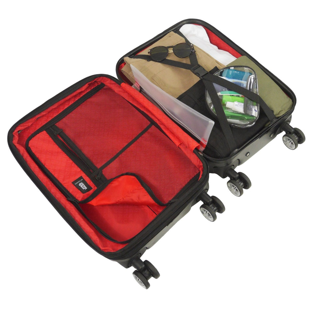 Star Wars Darth Vader Spinner Suitcase Luggage interior compartments for optimal storage