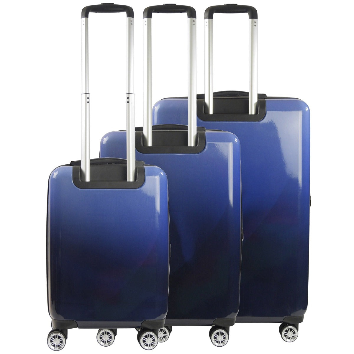 Ful Impulse Ombre Hard-sided Spinner Suitcases Luggage 3pc set, Blue