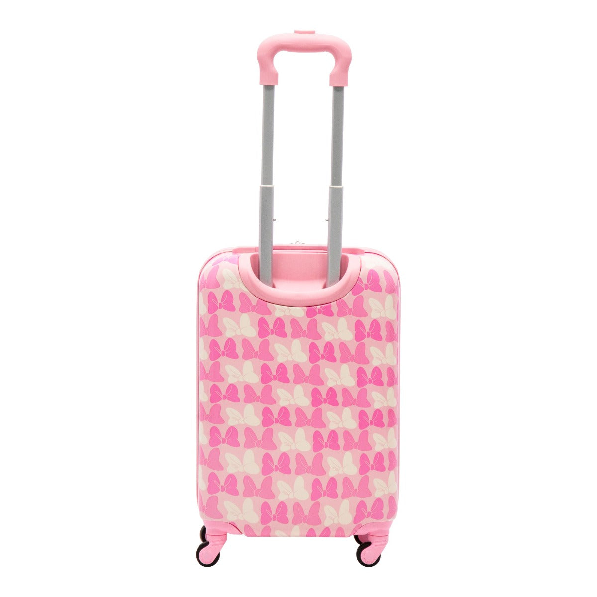 Ful Minnie Mouse Bows Print Hardside Spinner Suitcase - Pink Kids 20.5" Carry On Disney Luggage