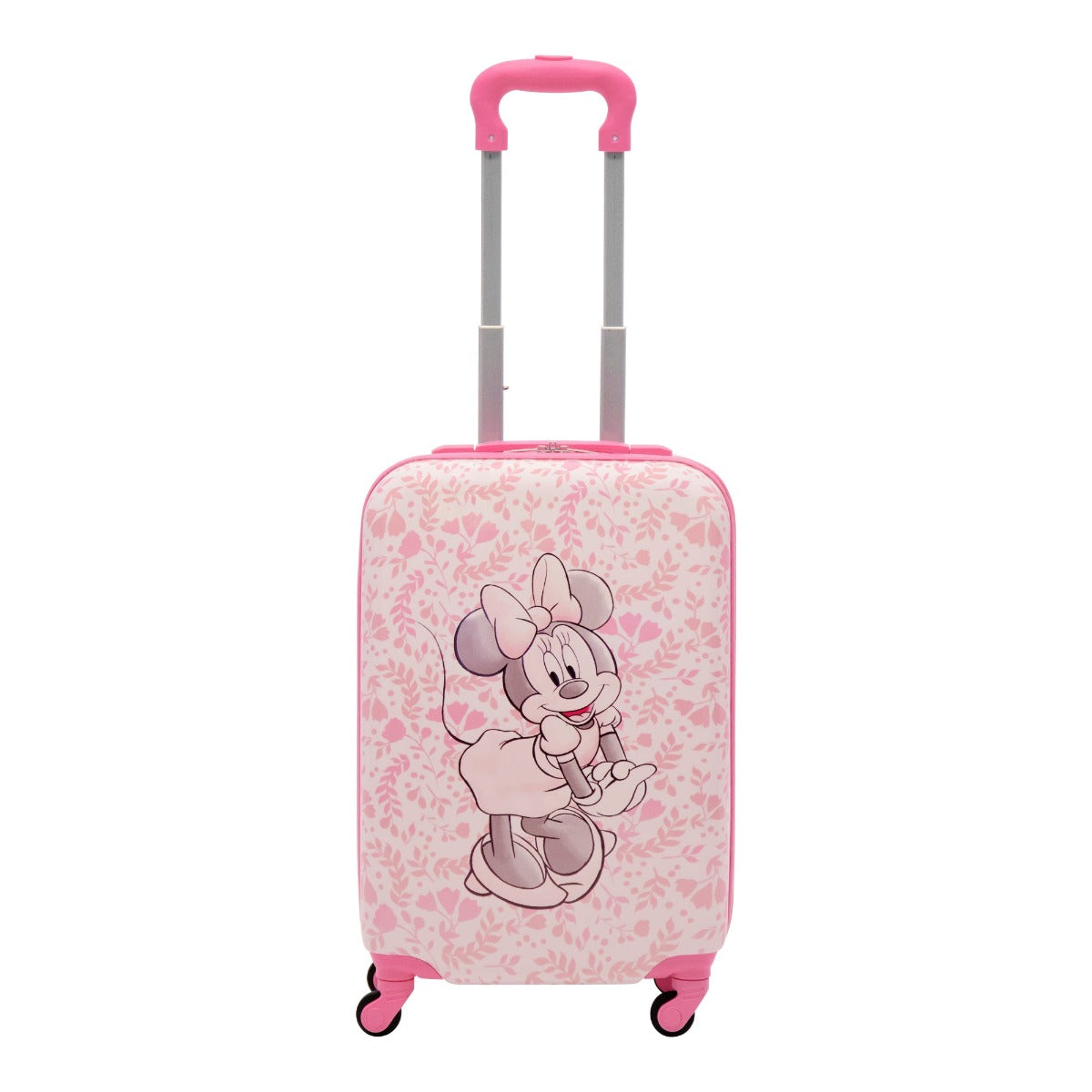 Disney Ful Minnie Mouse Floral Pink Hardside Spinner Suitcase - 20.5" Best Kids Carry On Luggage