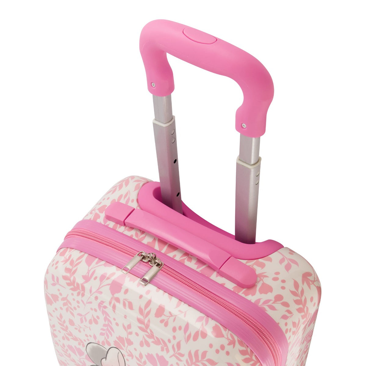 Disney Ful Minnie Mouse Floral Pink Hardside Spinner Luggage - 20.5" Carry On Suitcase for Kids