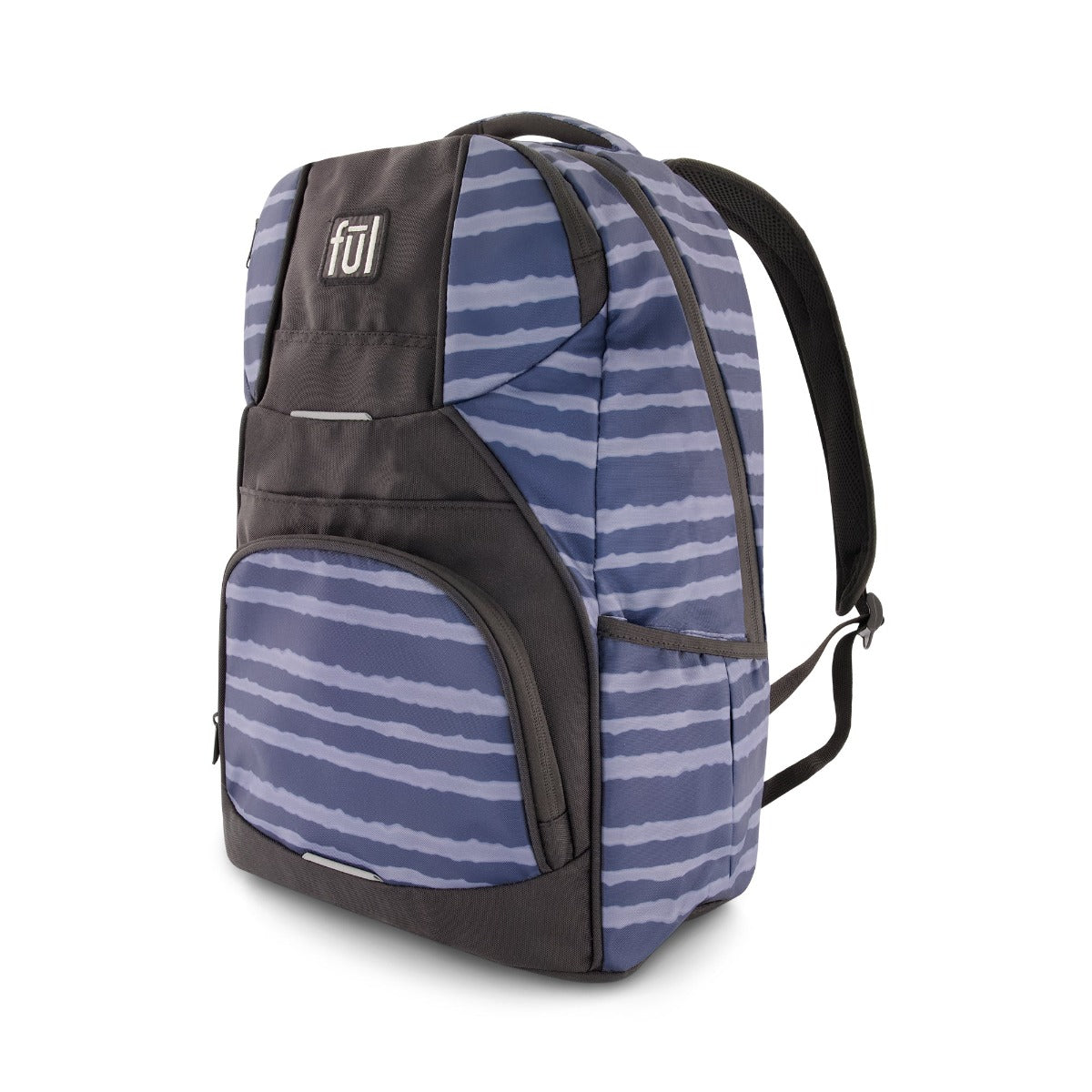 Hudson Laptop FUL Carry-On Backpack Navy Blue Stripe Sale $29.99
