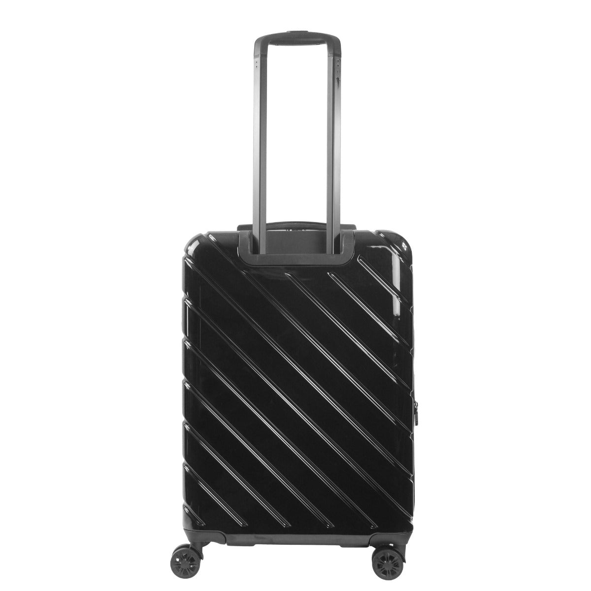 Velocity 27 inch hardside spinner suitcase black checked luggage Ful