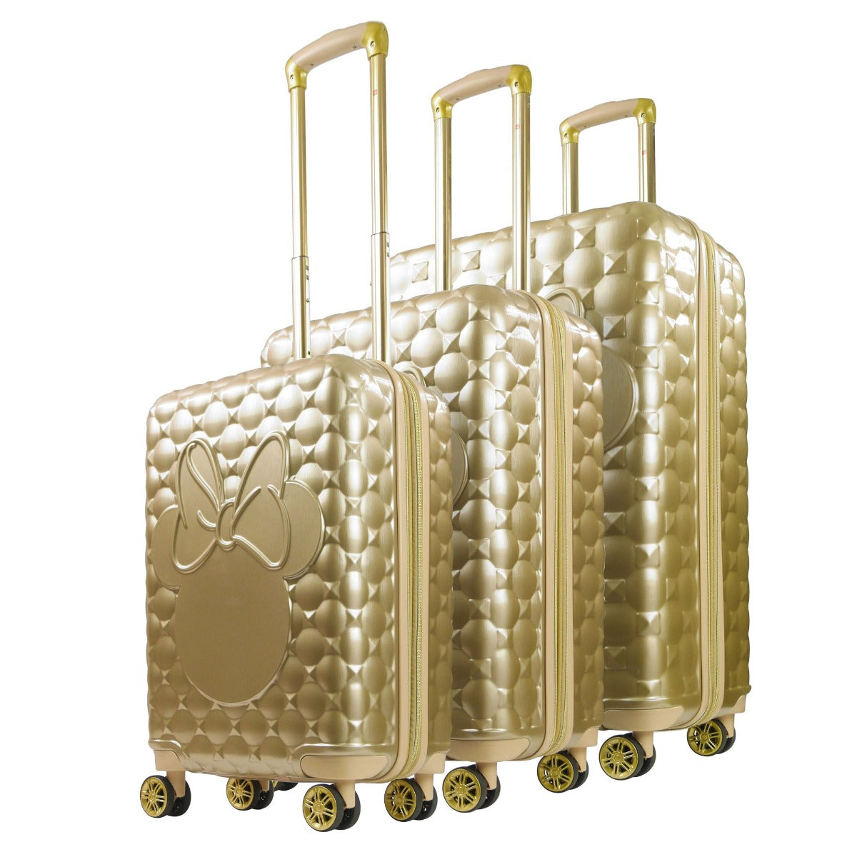 Gold luggage cheap