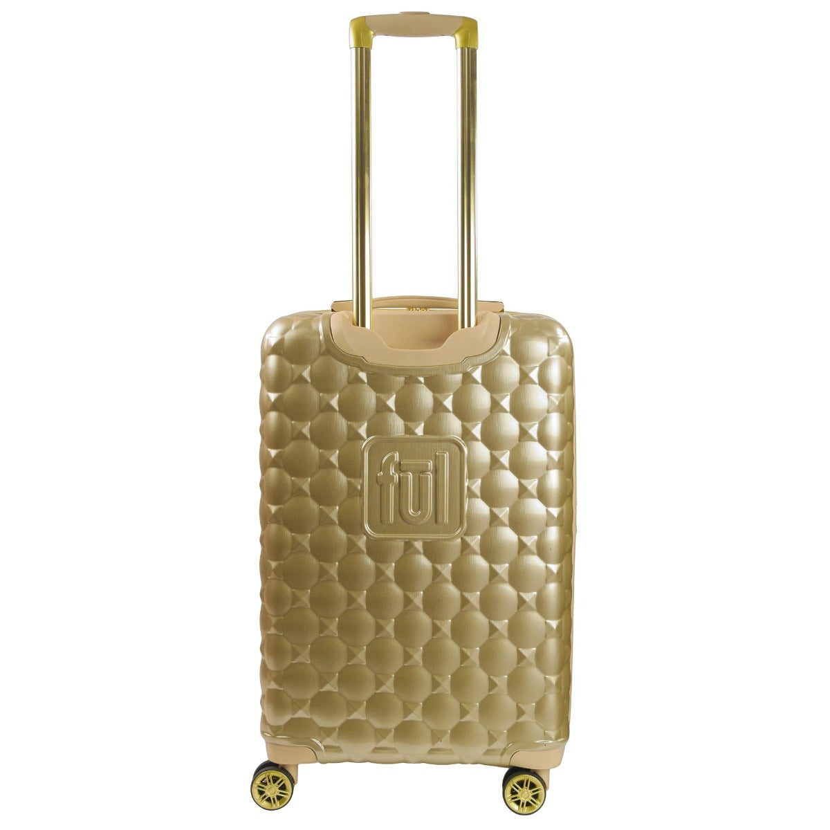 Disney Ful Minnie Mouse molded 25 inch spinner hard sided suitcase gold Fūl luggage