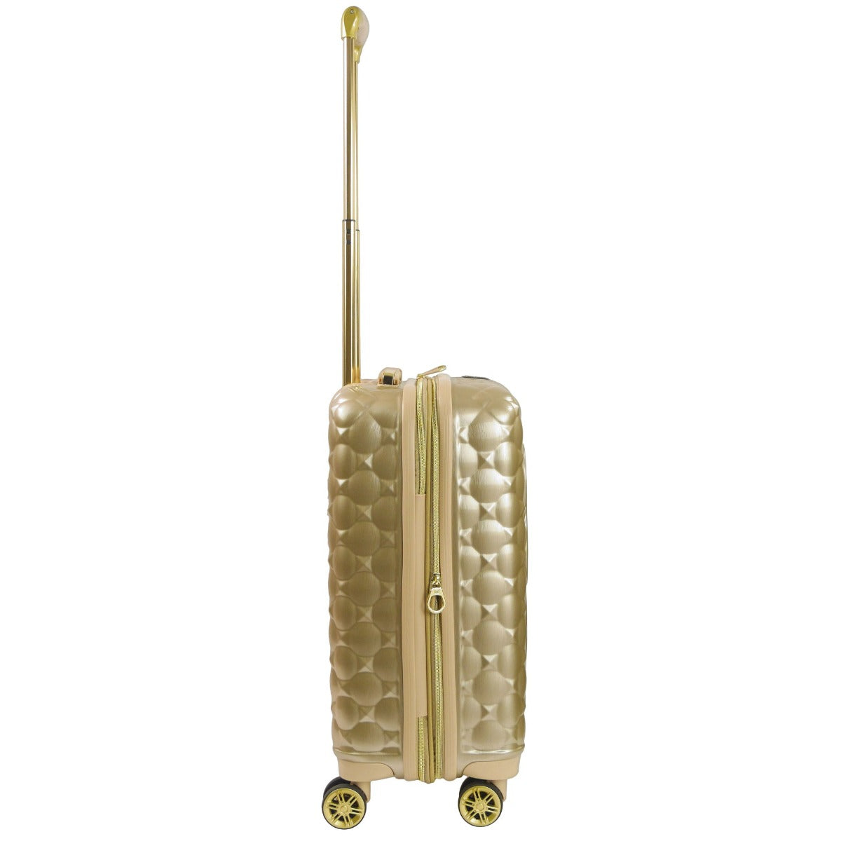 Disney Ful Minnie Mouse molded 21" spinner hard sided suitcase gold carry on Fūl luggage