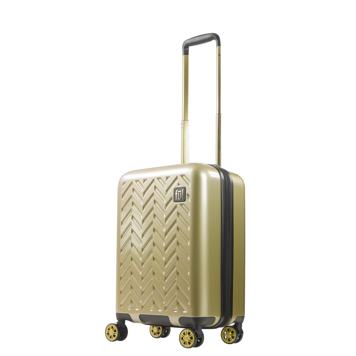 Ful Groove 22" Carry-on Hard Shell Spinner Suitcase Gold Luggage