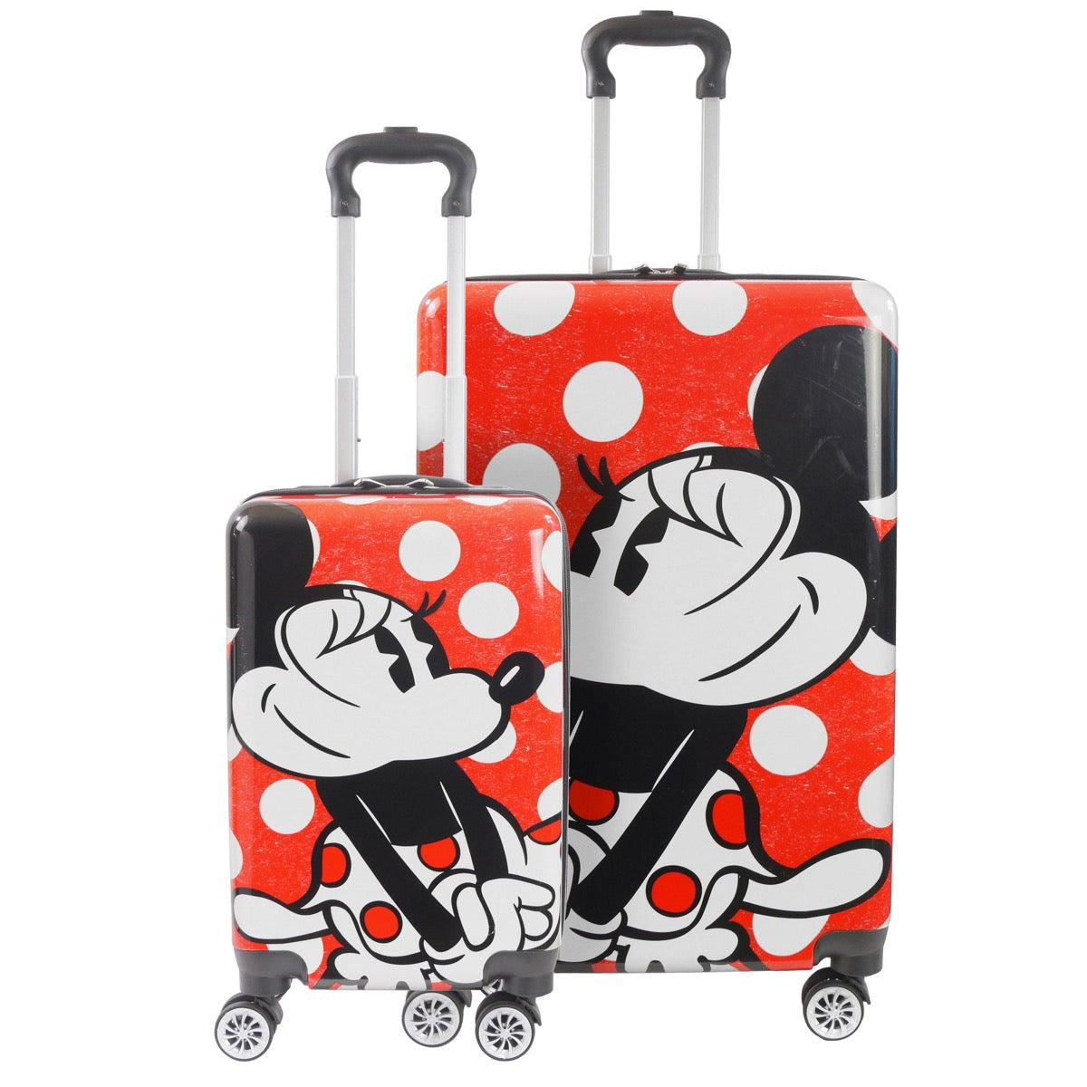 Disney Minnie Mouse Adventure Awaits family 2-piece spinner suitcase luggage travel set