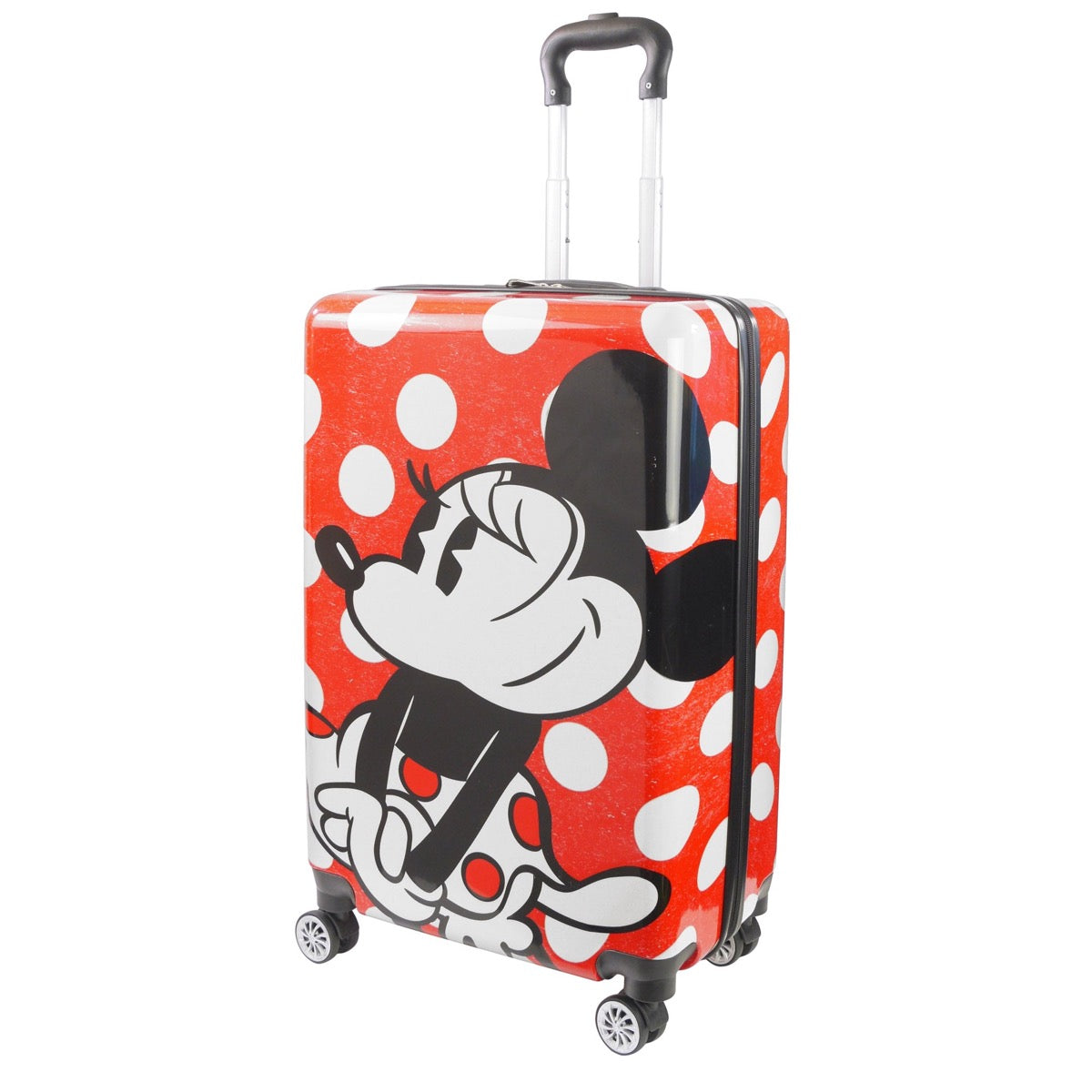 Disney Minnie Mouse Adventure Awaits family 28 inch spinner suitcase checked luggage