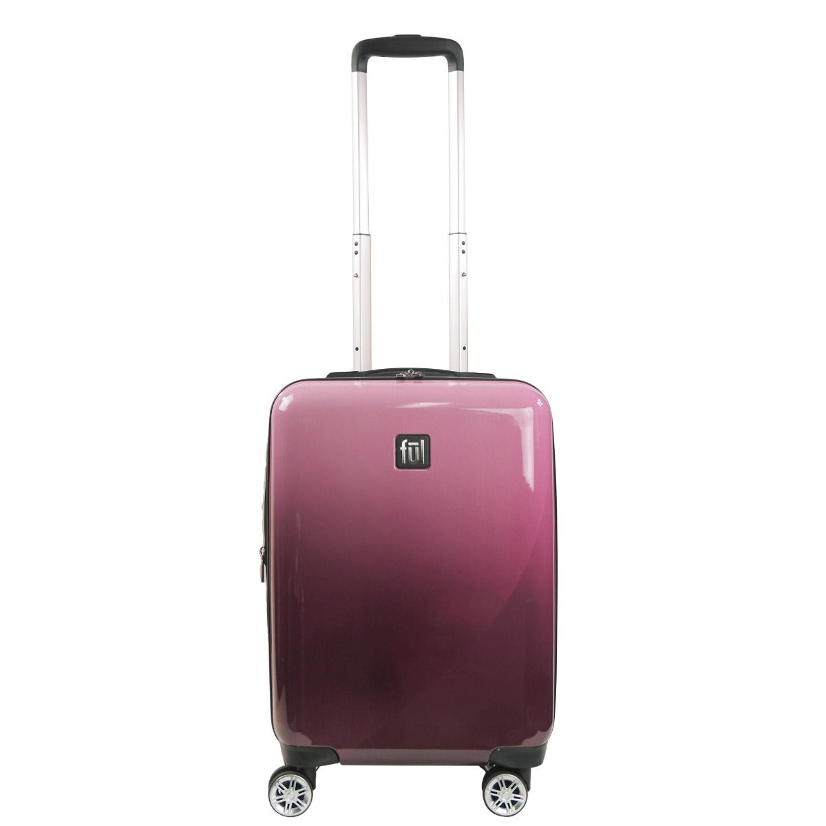 Pink Ful Impulse Ombre hardshell 22-inch carry-on rolling luggage