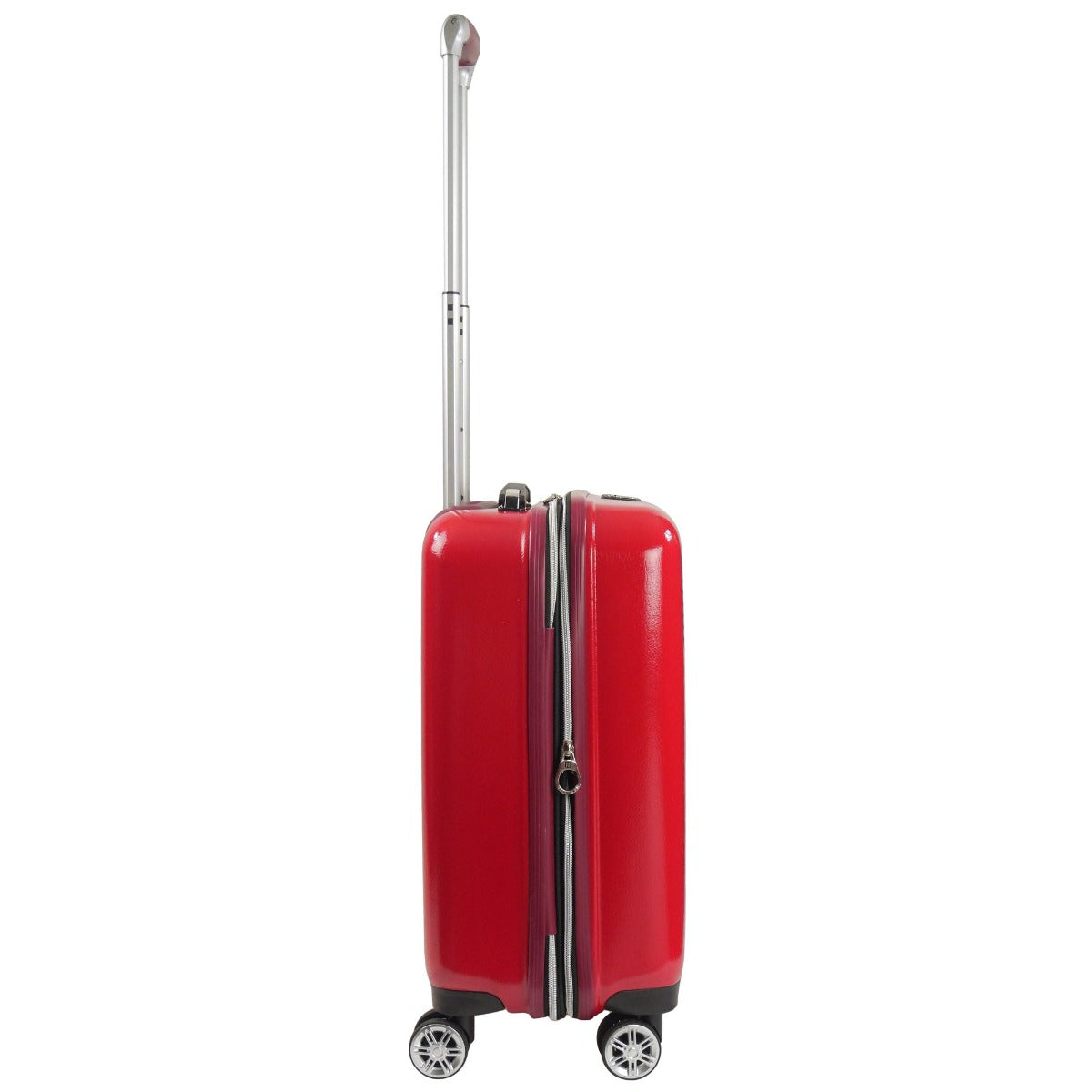 Disney Minnie Mouse Travel Patch 21" Carry-on Expandable Spinner Suitcase Luggage Red