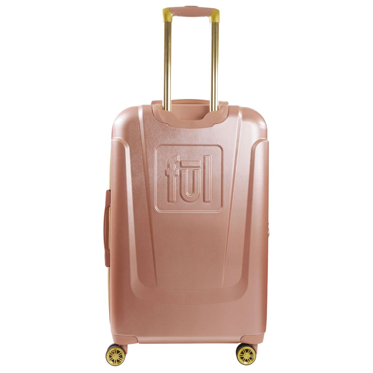 Adult Disney Luggage Mickey Mouse Texture Rolling Hard Sided Rose Gold 30"