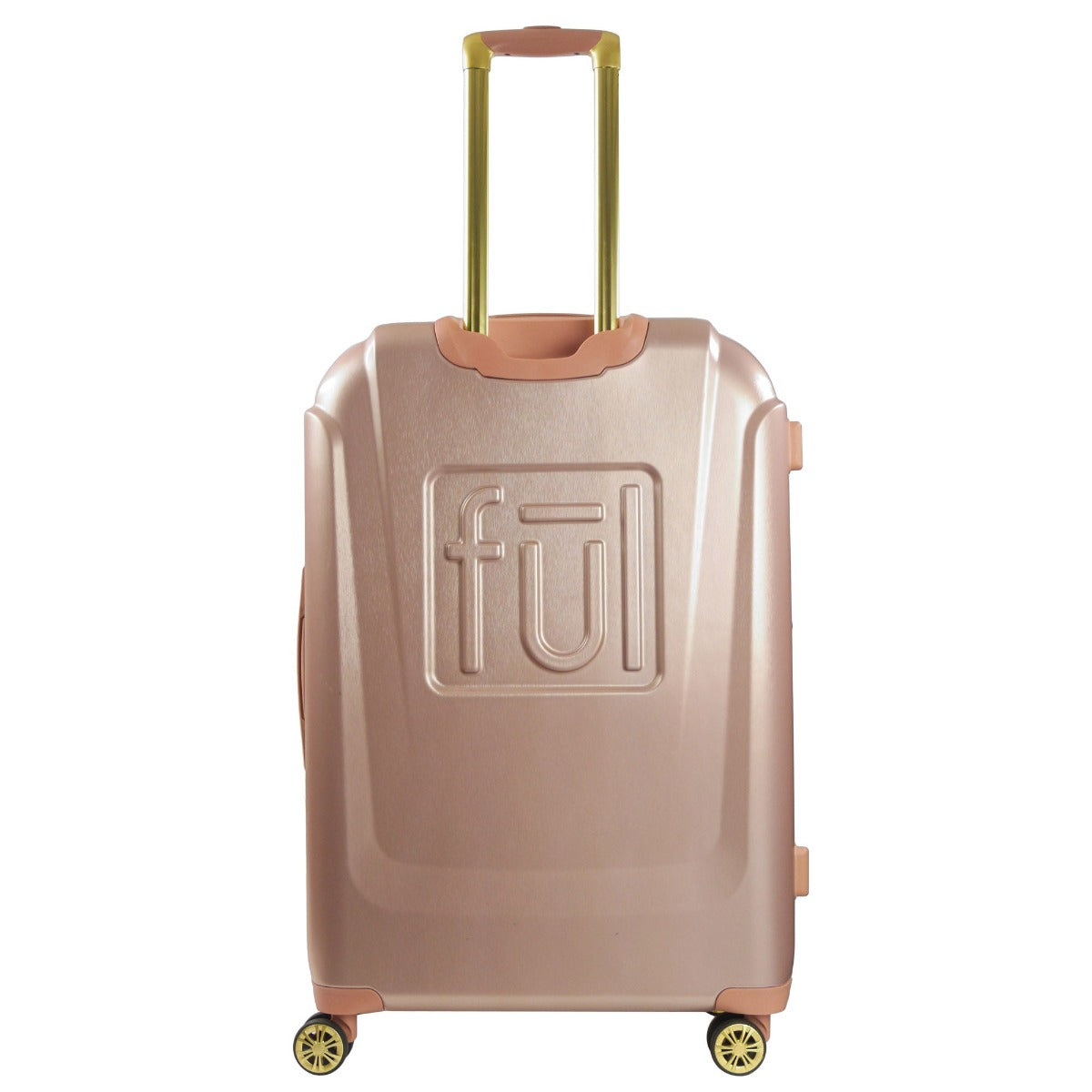 Disney Ful Playful Minnie Mouse 30.5 inch expandable hard sided spinner suitcase luggage check in rose gold