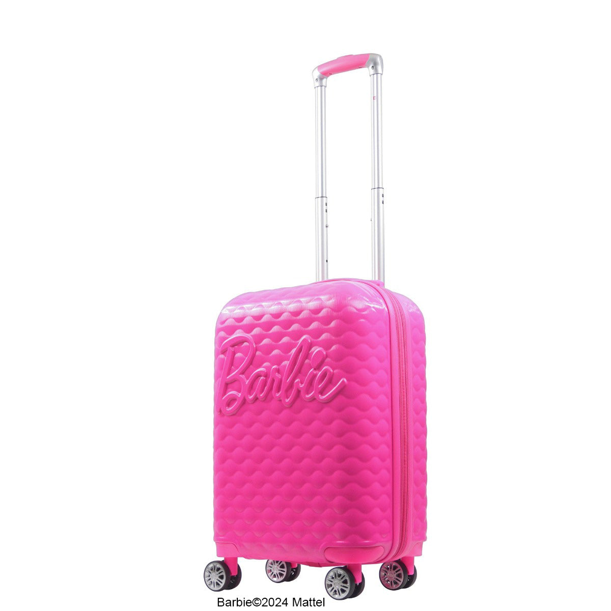 Travel in Style: Introducing the Barbie™ Hot Pink Carry-On Spinner Suitcase by Ful