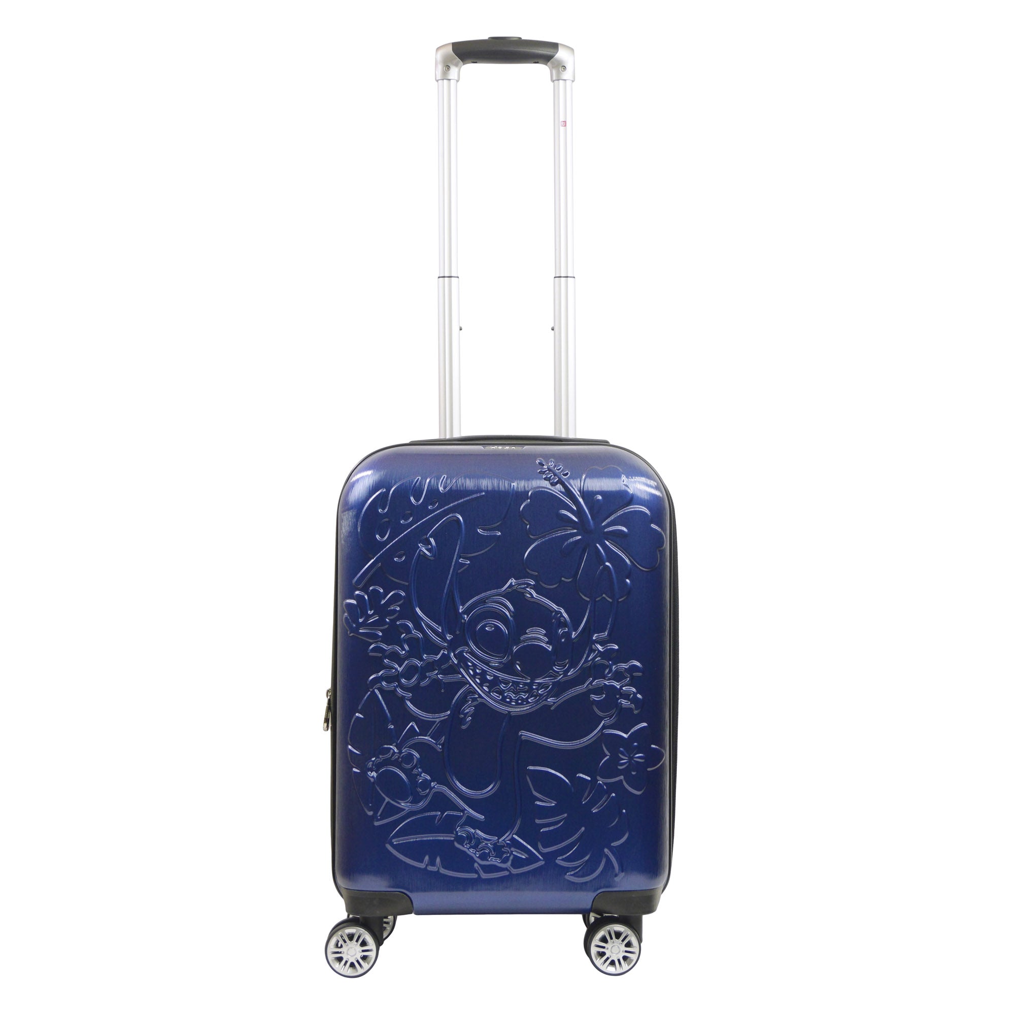 Disney 3D Molded Stitch Surfing 8 wheel hardside 22.5" Spinner Carry-On Blue Luggage by Ful