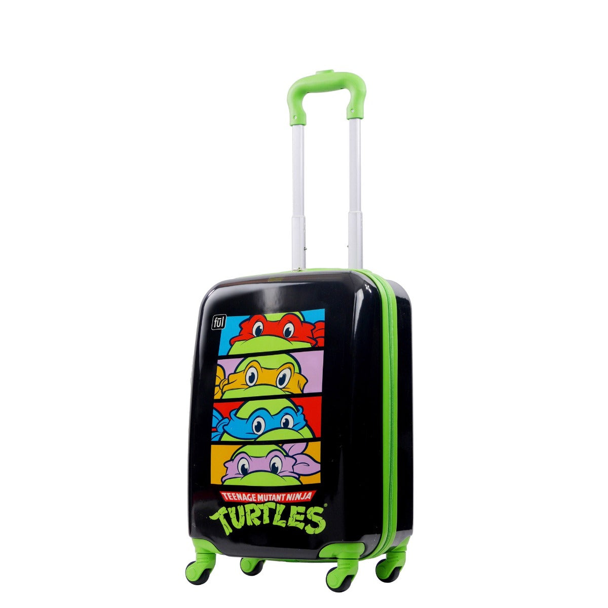 Teenage Mutant Ninja Turtles kids 21" Black hard-sided carry-on suitcase rolling luggage