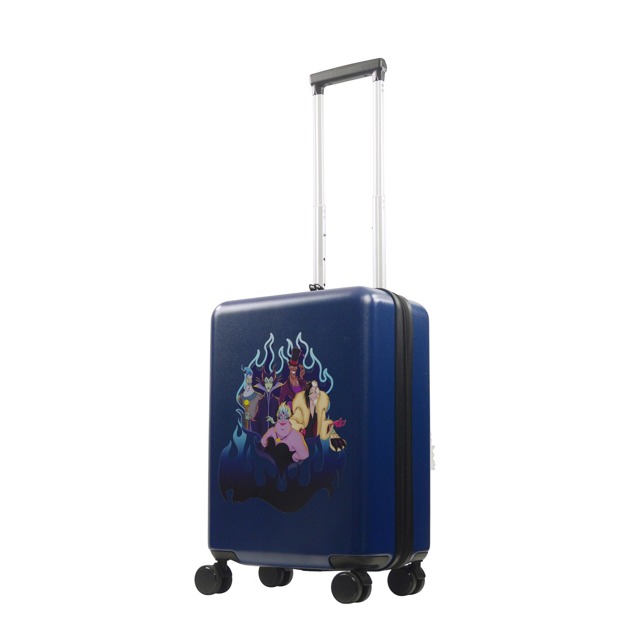 Disney Villain Ful 22.5"Navy Blue Carry-On hard side spinner suitcase Luggage