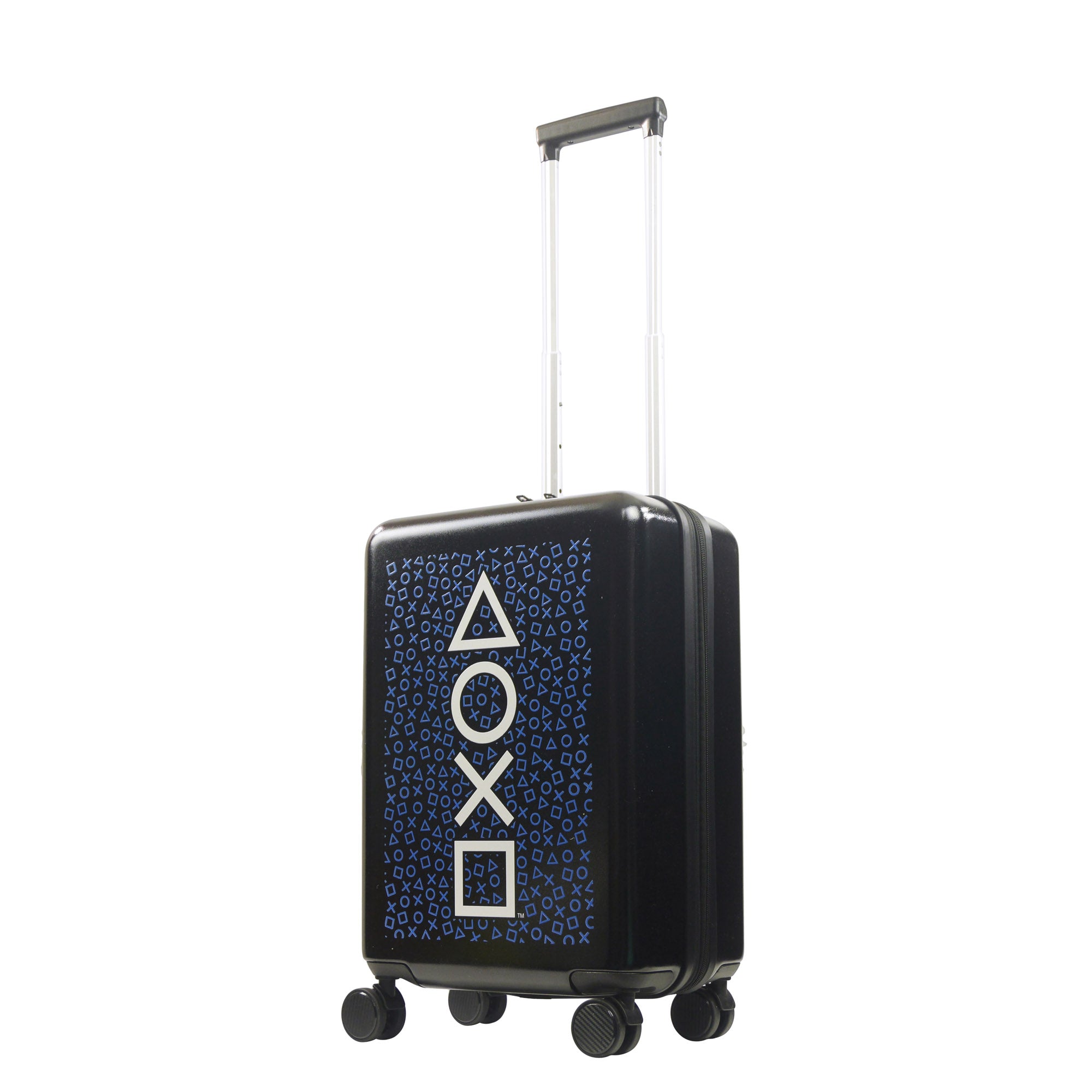 Sony PlayStation Ful 22.5" Black Hard Side Carry-On Spinner Rolling Luggage