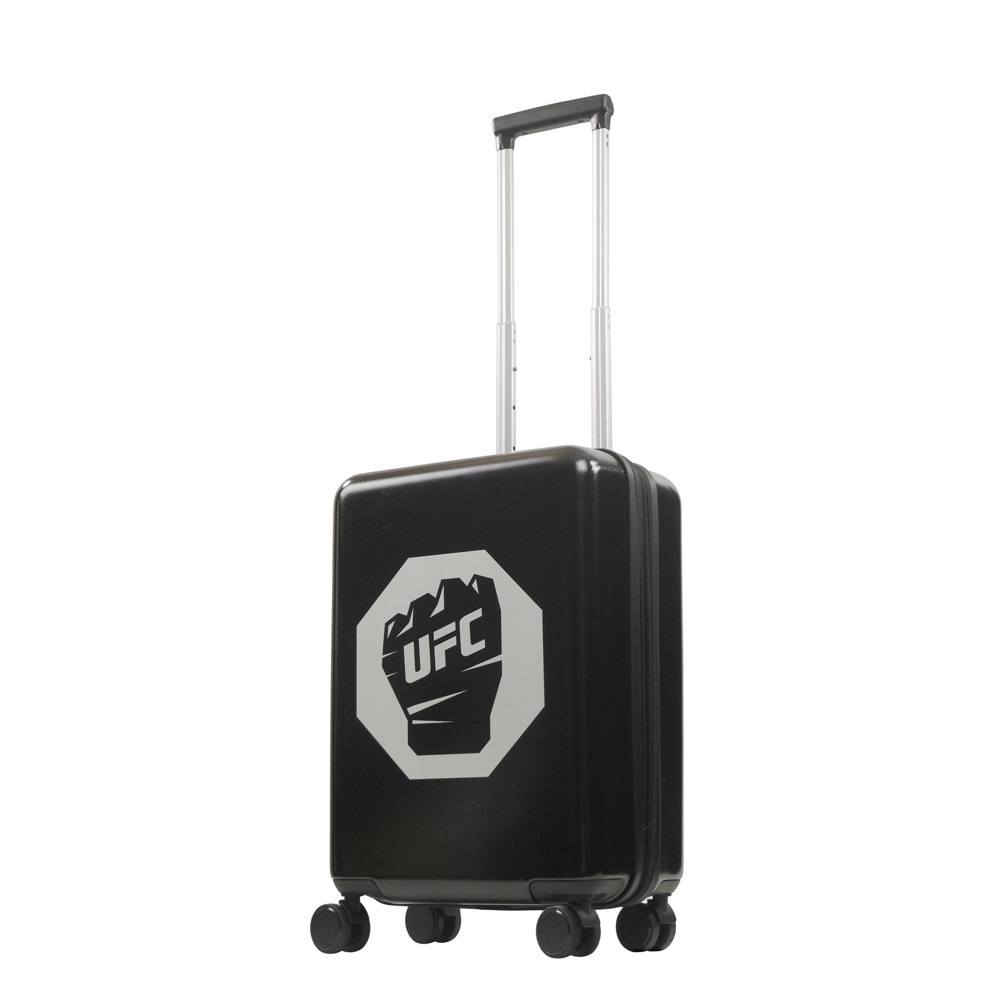 UFC Ful 22.5" Black Carry-On Fist Logo Spinner, Hard side Suitcases