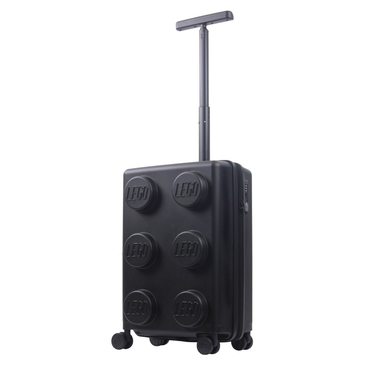 Black Lego Signature Brick 22" carry-on rolling luggage spinner suitcase
