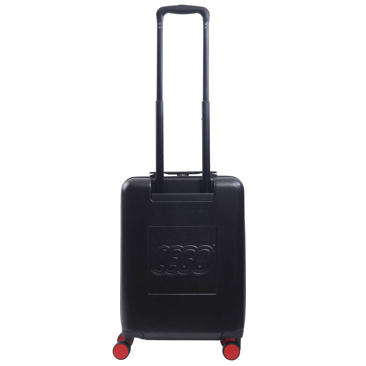 Lego Signature Brick 2X2 black red 21-inch carry-on hard-sided spinner suitcase