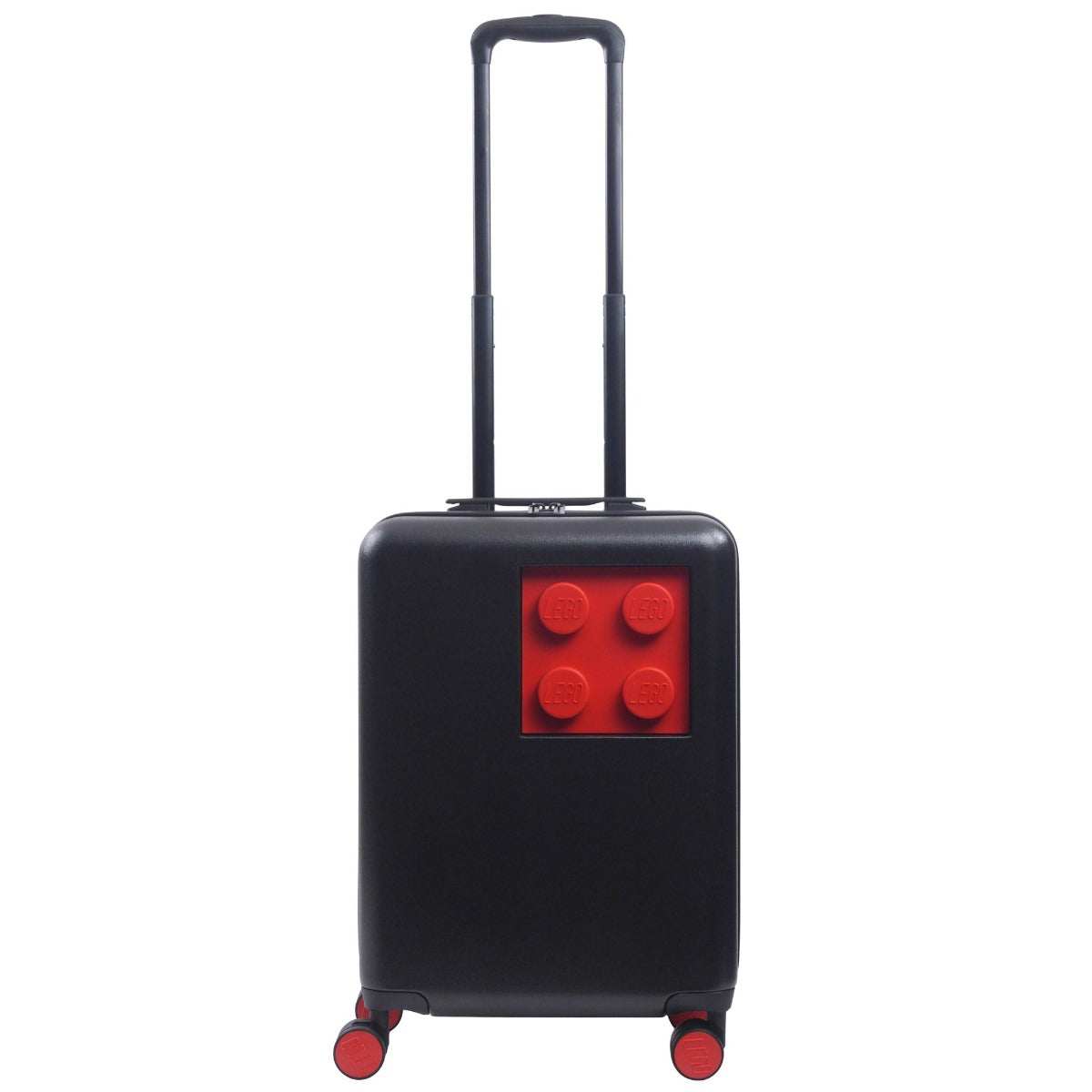 Lego Signature Brick 2X2 black red 21" carry-on rolling luggage