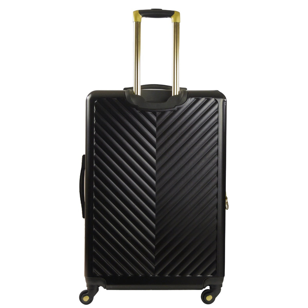 Christian Siriano Addie 29" hardside spinner suitcase black - best checked luggage for travelling