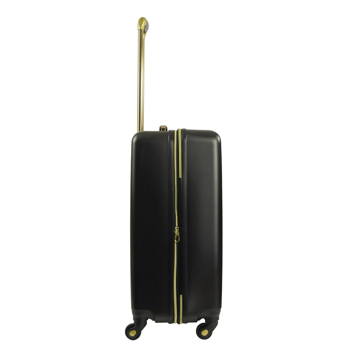 Christian Siriano Addie 25" hardside spinner suitcase checked luggage black - dependable suitcases for travel