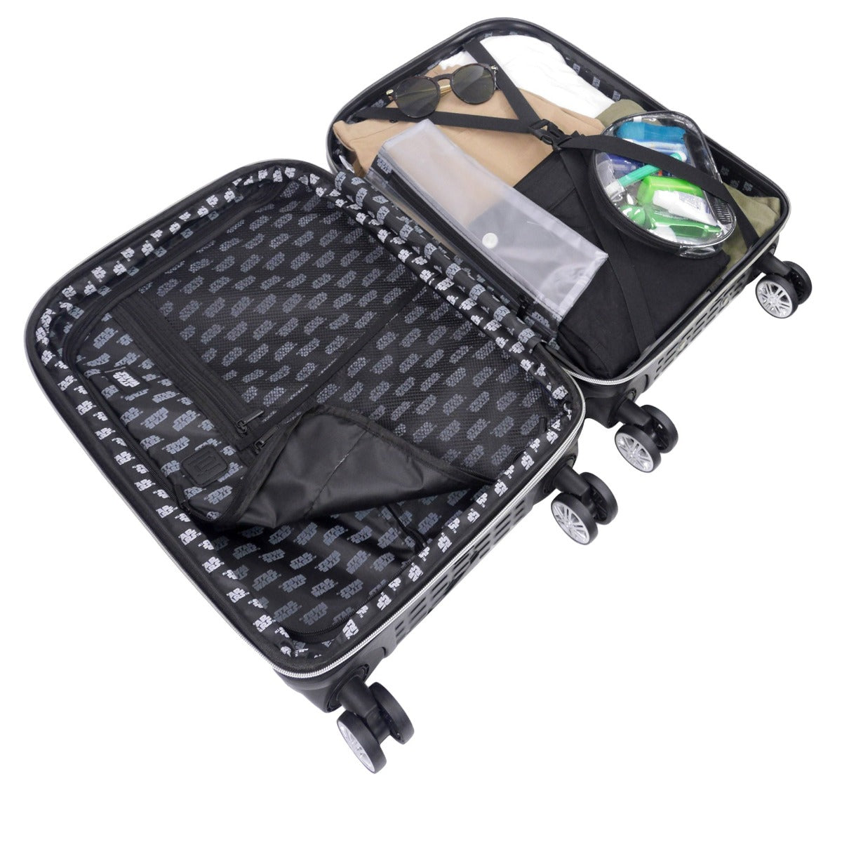 Black Ful Star Wars Darth Vader 22.5" carry-on hardside spinner suitcase - best luggage for traveling