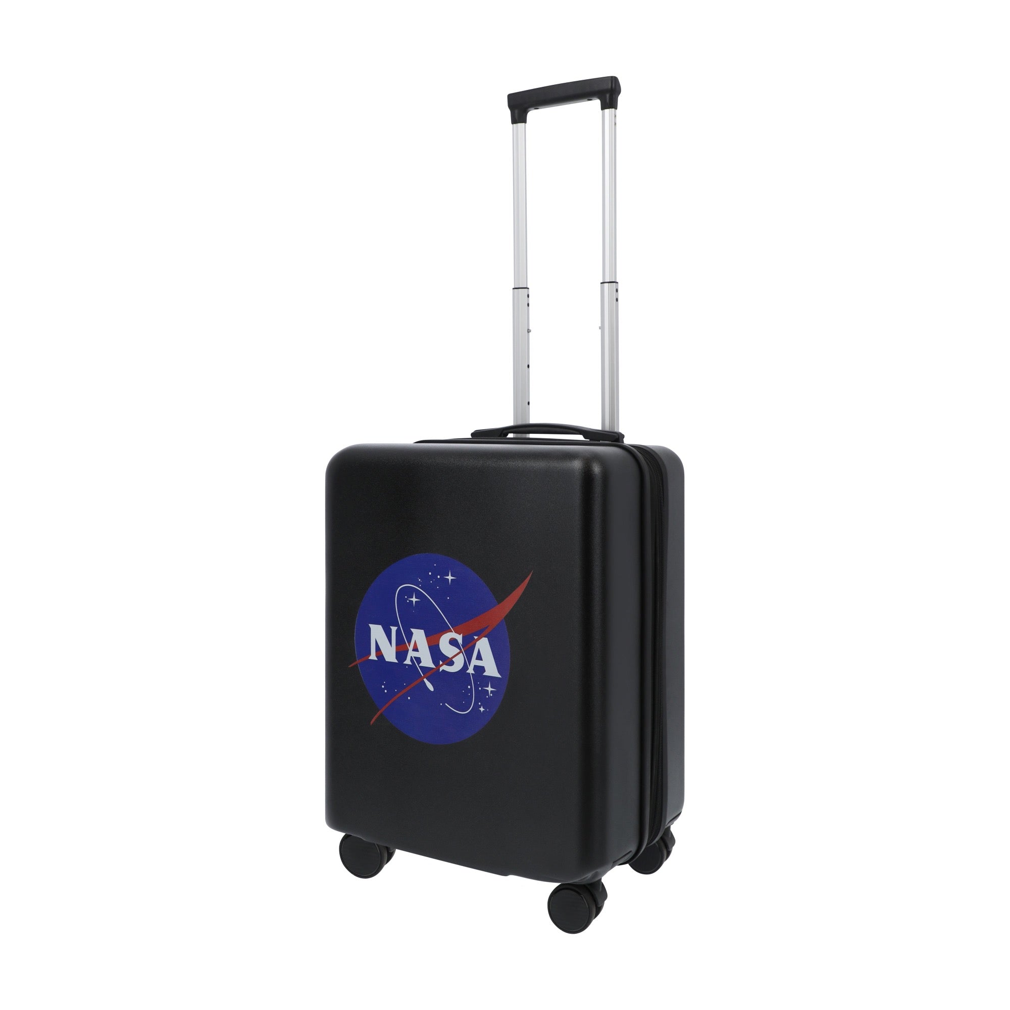 Black NASA 22.5" carry-on spinner suitcase luggage by Ful