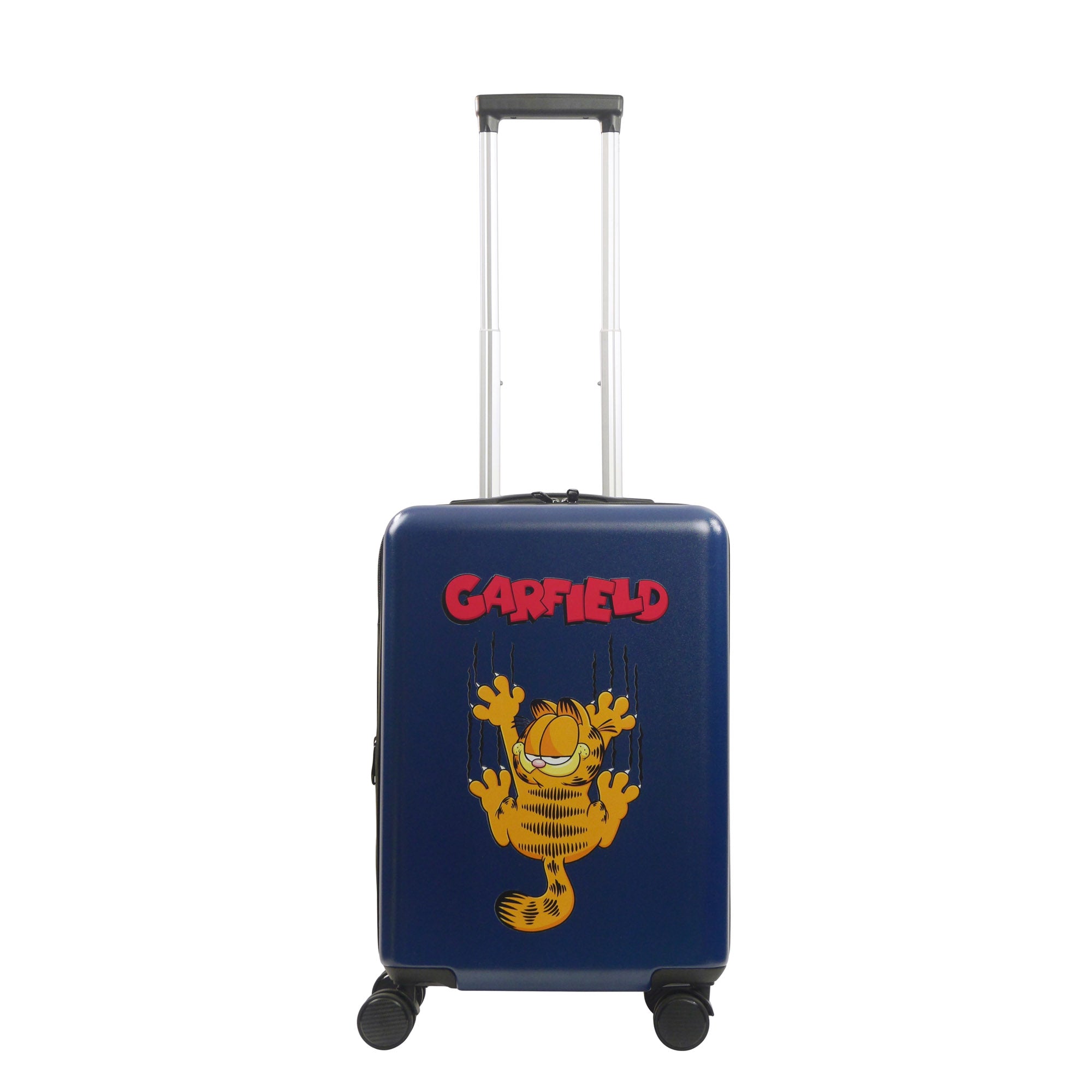 Viacom Garfield x Ful 22.5" navy blue carry-on spinner suitcase luggage