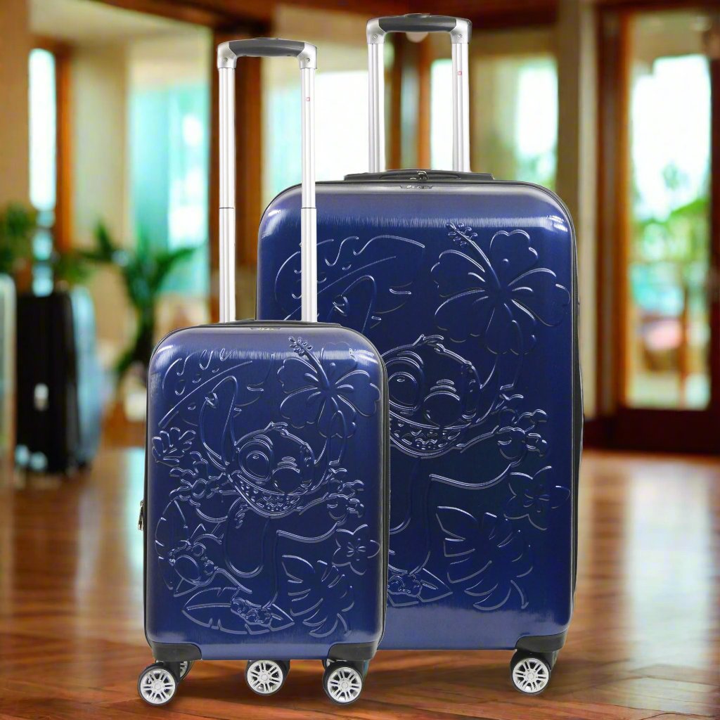 Disney Stitch Luggage Set 2 spinner suitcases