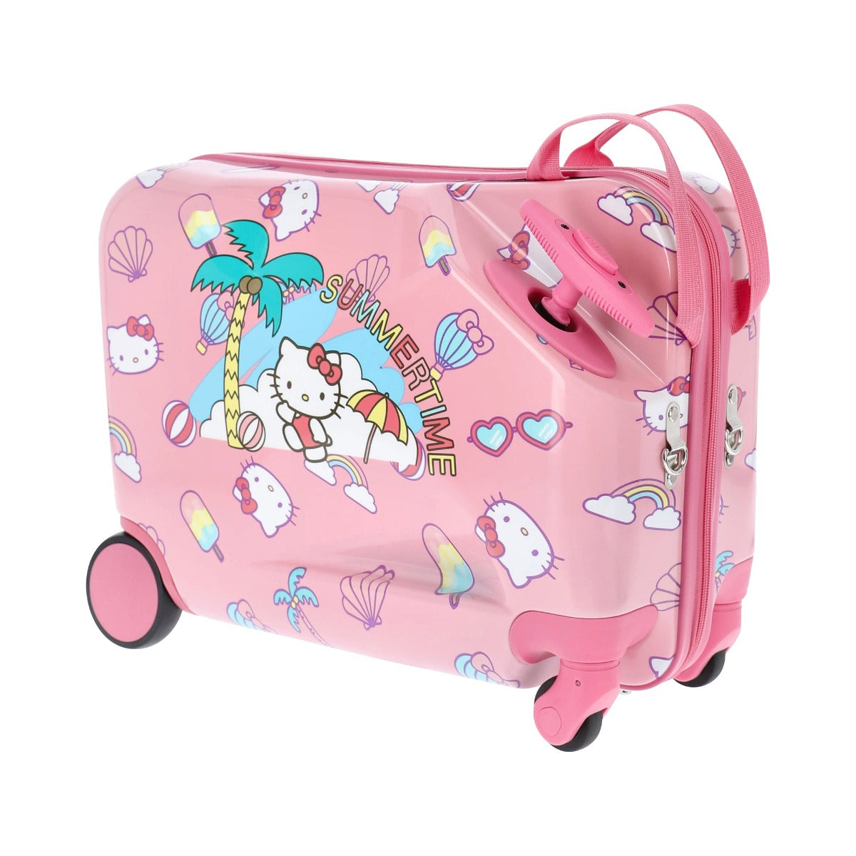 Pink Hello Kitty Ride-on Summer Time 14.5" luggage for kids travel